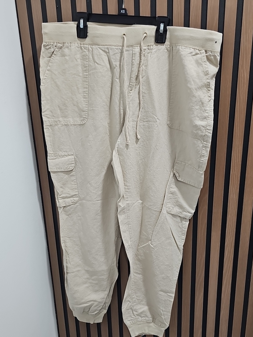 NY&C Womens Linen Blend Pants Sixe XL